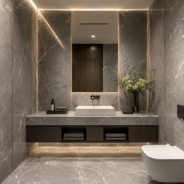 Modern Stone Interior Project 600x600